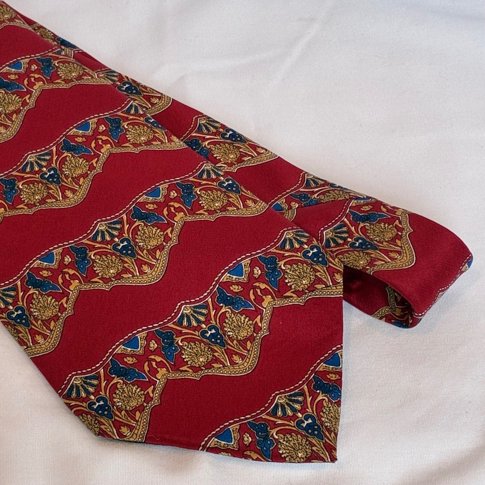 The Metropolitan Museum of Art Tie Silk Tapestry Floral Classic Academia Formal